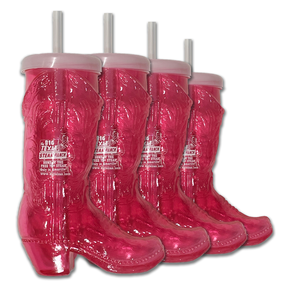 Pink Cowgirl Boots Cup | 16oz Glass Can Cups